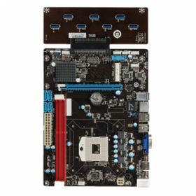Esonic QS8-BTC Combo Intel HM65 1600 MHz DDR3 Soket 988 ATX Anakart