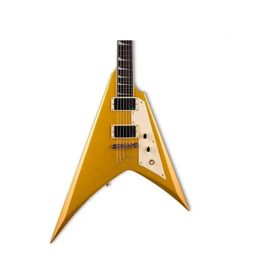 ESP Ltd Kirk Hammett Signature Kh-v Metalik Gold Elektro Gitar