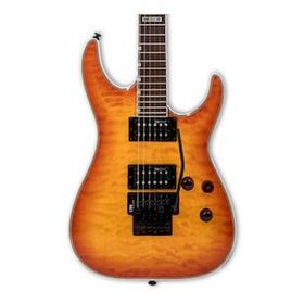 ESP LTD MH-230 QM FR Quilted Maple See Thru Amber Sunburst Elektro Gitar