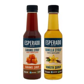 Esperado 2x750 ml Vanilya + Karamel Aromalı Şurup