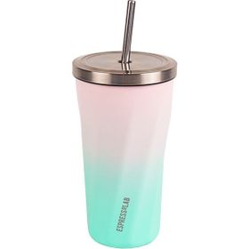 Espressolab No:79 Renkli Paslanmaz Çelik Renk Geçişli Pipetli 500 ml Termos