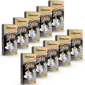 Espressomm 100 Adet Premium Silver Alüminyum Kapsül Kahve