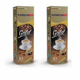 Espressomm 10'lu Tchibo Cafissimo Makineleri İle Uyumlu Gold Kapsül Kahve