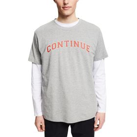 Esprit 039 Medium Grey 5 Erkek T-Shirt