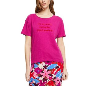 Esprit 660 Pembe Fuşya Kadın T-shirt