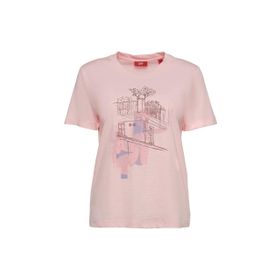 Esprit 695 Pastel Pembe Kadın T-Shirt