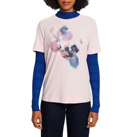 Esprit 695 Pastel Pembe Kadın T-Shirt