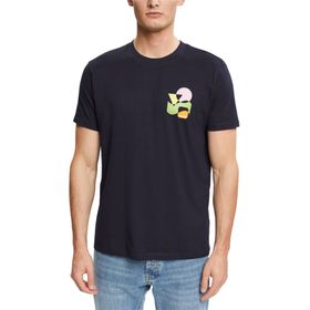 Esprit Jarse Baskılı Lacivert Erkek T-shirt