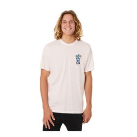 Esqudo ESTP0004 Bisiklet Yaka Baskılı Pudra Erkek T-shirt
