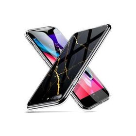 Esr Apple iPhone 7 8 Marble Glass Siyah Gold Kılıf