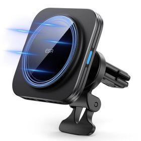 ESR Halolock iPhone 13/13 Pro/13 Pro Max/12/12 Pro/12 Mini/12 Pro Max İle Uyumlu Kablosuz Araç Hızlı Şarj Cihazı ve Telefon Tutucu