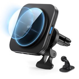 ESR Halolock iPhone 13/13 Pro/13 Pro Max/12/12 Pro/12 Mini/12 Pro Max İle Uyumlu Kablosuz Araç Hızlı Şarj Cihazı ve Telefon Tutucu