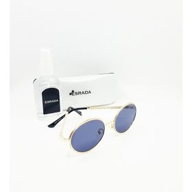 Esrada 0248 53-23/142 Altın Oval Kahve Kadın Güneş Gözlüğü