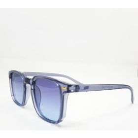 Esrada 1002 03 47-18-145 Kare Gri Çerçeve Mavi Cam Unisex Güneş Gözlüğü