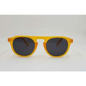 Esrada 46-20-140 2021 09M Oval Turuncu Çerçeve Füme Cam Unisex Güneş Gözlüğü