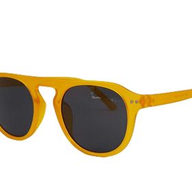 Esrada 46-20-140 2021 09M Oval Turuncu Çerçeve Füme Cam Unisex Güneş Gözlüğü