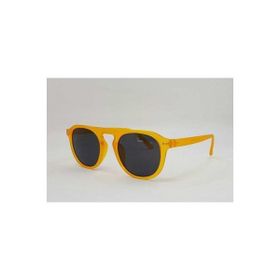 Esrada 46-20-140 2021 09M Oval Turuncu Çerçeve Füme Cam Unisex Güneş Gözlüğü