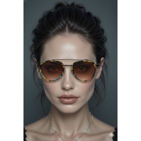 Esrada Viyana Brown-Colourful 9 53-19-144 Kadın Güneş Gözlüğü