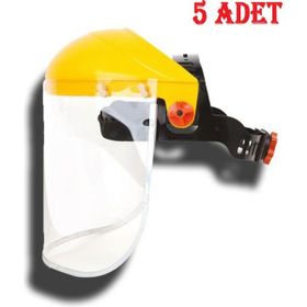 Essafe CE Belgeli 20 x 40 Şeffaf x 5 Adet Yüz Koruyucu Siperlik