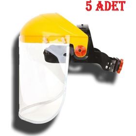 Essafe CE Belgeli 20 x 40 Şeffaf x 5 Adet Yüz Koruyucu Siperlik