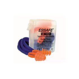 Essafe GE 1425 10 Çift Çam Tipi İpli Kutulu Kulak Tıkacı