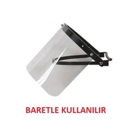 Essafe Siperlik Şeffaf Cam Açılabilir GE 1202 Yüz Koruyucu
