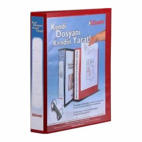 Esselte 46565411525 Kırmızı 4D Mekanizmalı Klasör