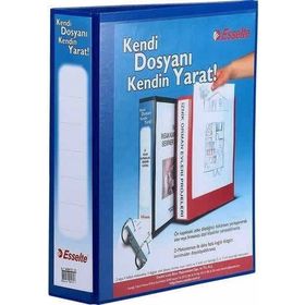 Esselte 46565411535 Mavi 4D Mekanizmalı Klasör