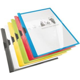 Esselte 563740 Sırttan Sıkıştırmalı Klips Sarı Dosya