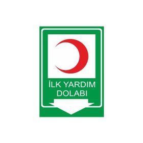 Este Uyarı Levhaları İlk Yardımcılarınız En Yakın İlk Yardım Dolabı Yeri 25x35 cm Uyarı Levhası