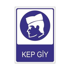 Este Uyarı Levhaları Kep Giy 25x35 cm Uyarı Levhası