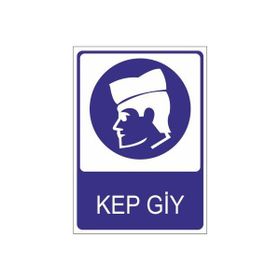 Este Uyarı Levhaları Kep Giy 25x35 cm Uyarı Levhası