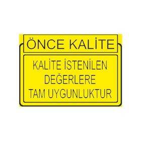 Este Uyarı Levhaları Önce Kalite Kalite İstenilen Degerlere Tam Uygunluktur 25x35 cm Uyarı Levhası