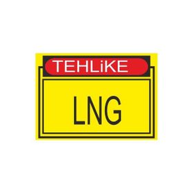 Este Uyarı Levhaları Tehlike Lng 25x35 cm Uyarı Levhası
