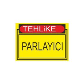 Este Uyarı Levhaları Tehlike Parlayıcı Solid Katı 25x35 cm Uyarı Levhası