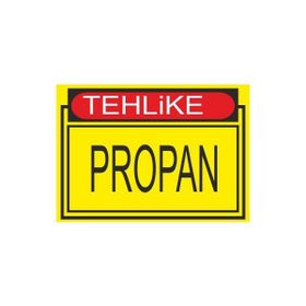 Este Uyarı Levhaları Tehlike Propan 25x35 cm Uyarı Levhası