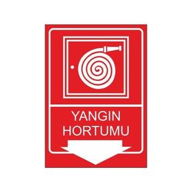 Este Uyarı Levhaları Yangın Hortumu 25x35 cm Uyarı Levhası