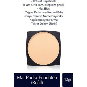 Estee Lauder Double Wear Stay-In-Place 2C2 Pale Almond Refill Pudra Fondöten