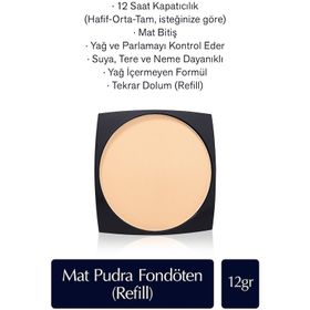 Estee Lauder Double Wear Stay-In-Place 2C2 Pale Almond Refill Pudra Fondöten