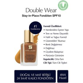 Estee Lauder Double Wear Stay-In-Place SPF10 4W4 Hazel 30 ml Fondöten