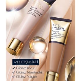 Estee Lauder Futurist Hydra Rescue SPF45 1N0 Porcelain 35 ml Nemlendirici Fondöten