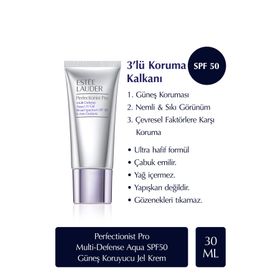 Estee Lauder Perfectionist Pro Multi-Defense Aqua SPF50 30 ml Güneş Koruyucu Jel Krem
