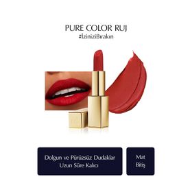 Estee Lauder Pure Color Matte 699 Thrill Me Ruj