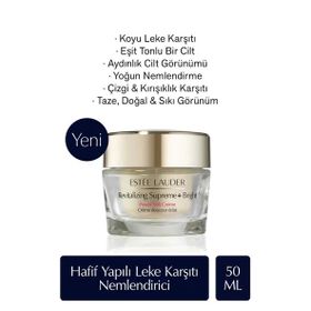 Estee Lauder Revitalizing Supreme+ Bright Hafif Yapılı Aydınlık Görünüm Veren Leke Karşıtı 50 ml Nemlendirici Krem