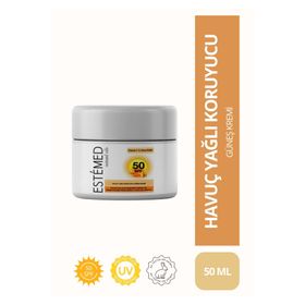 Estemed Havuçlu Koruyucu Protective Sun Cream With Carrot SPF50 50 ml Güneş Kremi