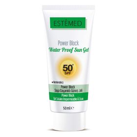 Estemed Power Block Water Proof Sun Cream Suya Dayanıklı SPF50 50 ml Güneş Kremi