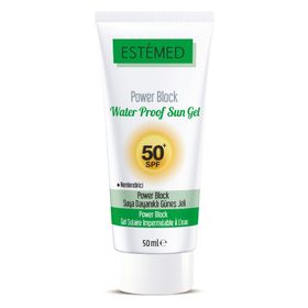 Estemed Power Block Water Proof Sun Cream Suya Dayanıklı SPF50 50 ml Güneş Kremi