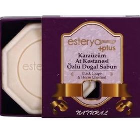 Esterya Plus Kara Üzüm-At Kestanesi Özlü 125 gr Doğal Sabun