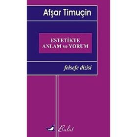 ESTETIKTE ANLAM VE YORUM - AFŞAR TİMUÇİN