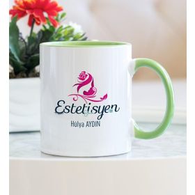 Estetisyen Yeşil Kupa Bardak